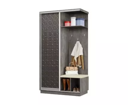 Прихожая Маршал Лайт (2400 мм, 600 мм, Закрытые, Белый, 1200 мм)