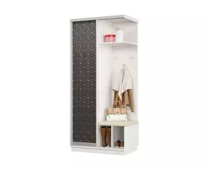 Прихожая Маршал Лайт (2400 мм, 600 мм, Закрытые, Белый, 1000 мм)