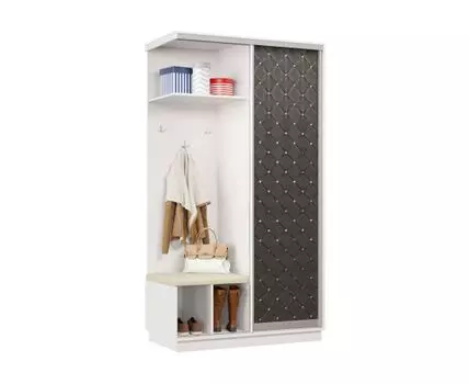 Прихожая Маршал Лайт (2400 мм, 600 мм, Закрытые, Белый, 1200 мм)