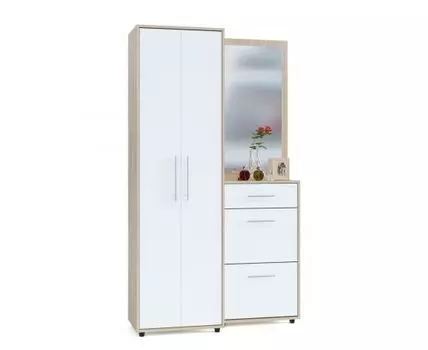 Прихожая Моренго 39 (208.7, 42.9, Закрытые, Белый, 120)