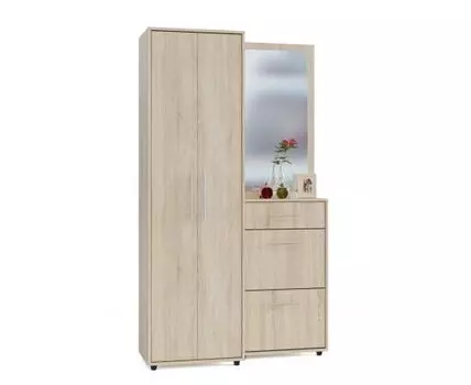 Прихожая Моренго 39 (208.7, 42.9, Закрытые, Светлое дерево, 120)