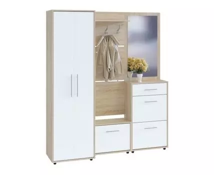 Прихожая Моренго 3 (208.7, 42.9, Закрытые, Белый, 180)