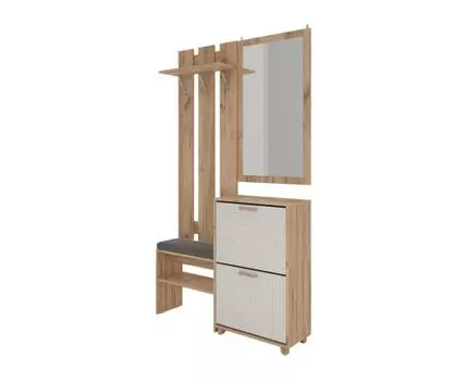 Прихожая Ньерд (210, 30,4, Закрытые, Белый, 120)