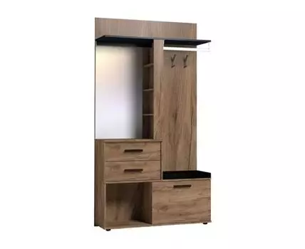 Прихожая Натура (211.3, 40, Закрытые, Черный, 112)