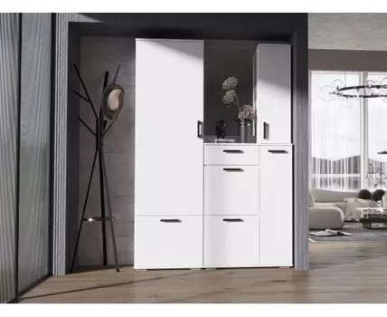 Прихожая Ника (203,2, 35,4, Закрытые, Белый, 140)