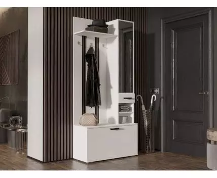 Прихожая Ники (204, 35, Открытые, Белый, 91)