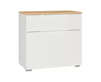 Прихожая Октава 16.127 белый PE шагрень / дуб золотой craft