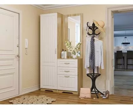 Прихожая Оливия Лайт (219.8, 38, Закрытые, Светлое дерево, 115.4)