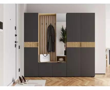 Прихожая Роби (182,6, 35, Закрытые, Светлое дерево, 200)