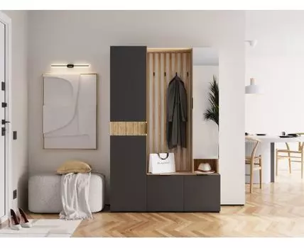 Прихожая Роби (182,6, 35, Закрытые, Светлое дерево, 120)