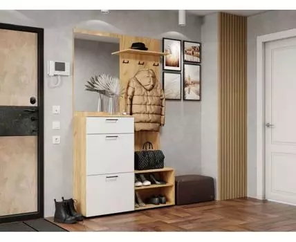 Прихожая Саманта (210, 35, Открытые, Белый, 120)