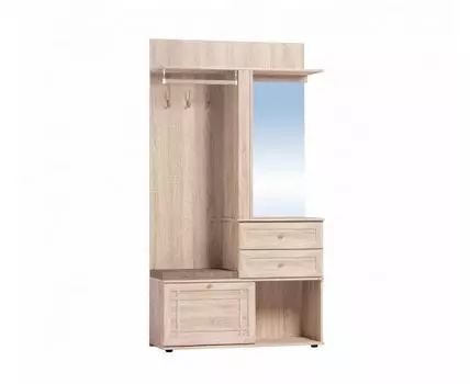 Прихожая Шерлок (211.3, 40.5, Открытые, Светлое дерево, 112)