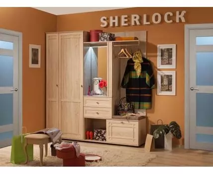 Прихожая Шерлок (211.3, 40, Закрытые, Светлое дерево, 198)