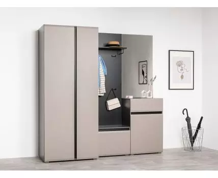 Прихожая Сидней (205,2, 57,3, Закрытые, Черный, 204)