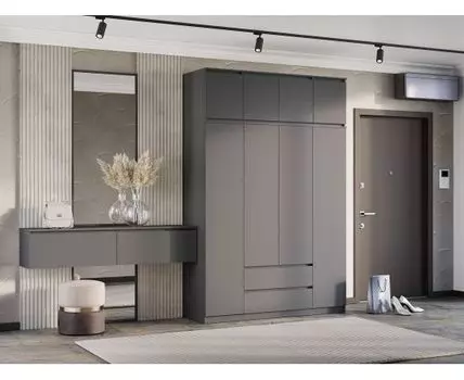 Прихожая Симпл (239,4, 51,4, Закрытые, Серый, 320,6)