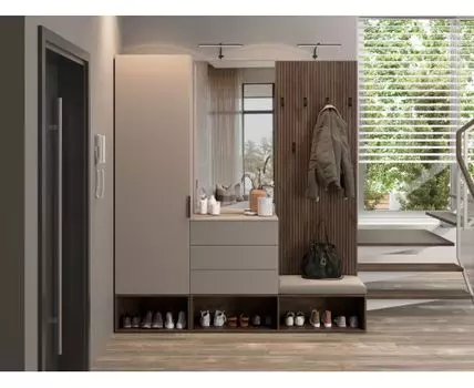 Прихожая Сингапур (220,4, 44, Закрытые, Бежевый, 200)