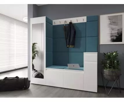 Прихожая Старк (185, 40, Дизайнерские, Белый, 180)