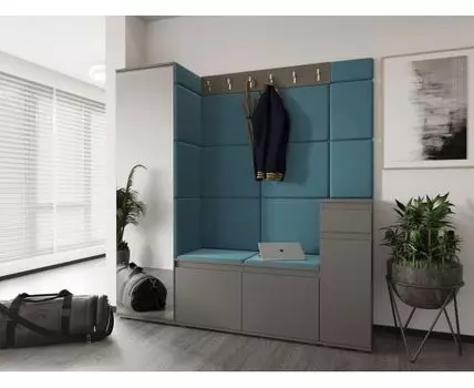 Прихожая Старк (185, 40, Дизайнерские, Серый, 180)