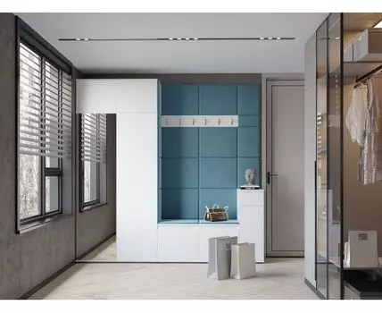 Прихожая Старк (225, 40, Дизайнерские, Белый, 230)