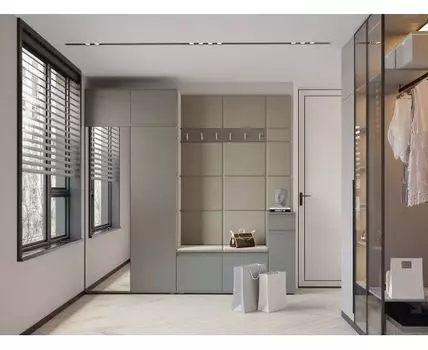 Прихожая Старк (225, 40, Дизайнерские, Серый, 230)