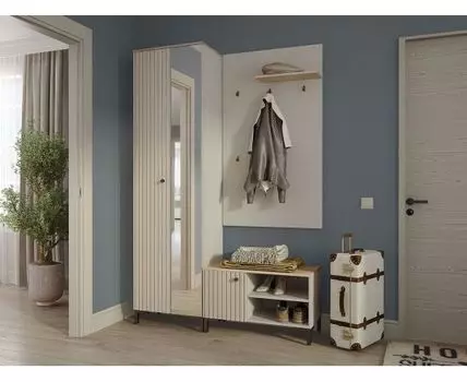 Прихожая Тоскана (213,6, 41,6, Закрытые, Бежевый, 138)