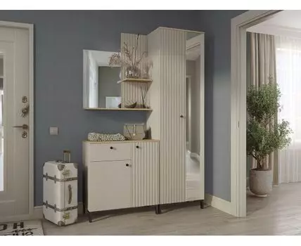 Прихожая Тоскана (213,6, 41,6, Закрытые, Бежевый, 138)