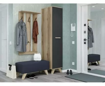 Прихожая Вега Скандинавия (194, 52, Закрытые, Серый, 130)