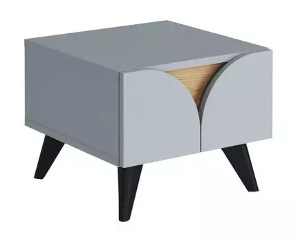 Прикроватная тумбочка Монро (32, 41,4, Серый, 40)