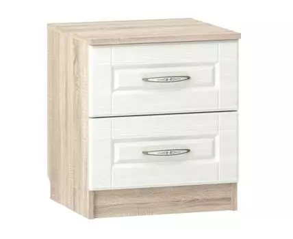 Прикроватная тумбочка Оливия Лайт (51.1, 42, Белый, 44.8)