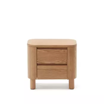 Прикроватная тумбочка Salaya из ясеневой фанеры 55 см x 50 см