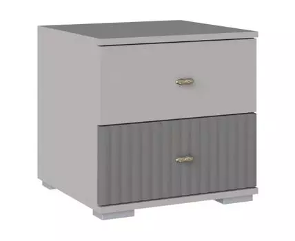 Прикроватная тумбочка Сан-Ремо (44,8, 41,1, Серый, 46)
