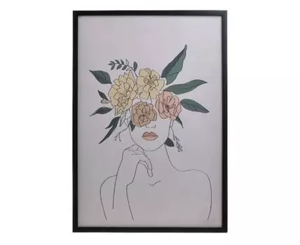 Принт в раме face