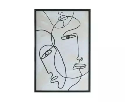 Принт в раме face