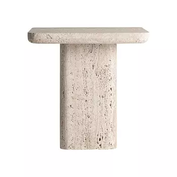 Приставной столик из травертина THEUVILLE