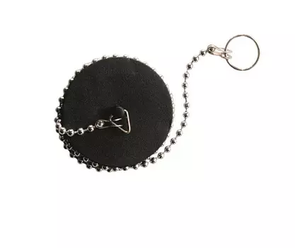 Пробка с цепочкой WIRQUIN D47 мм для ванны и мойки