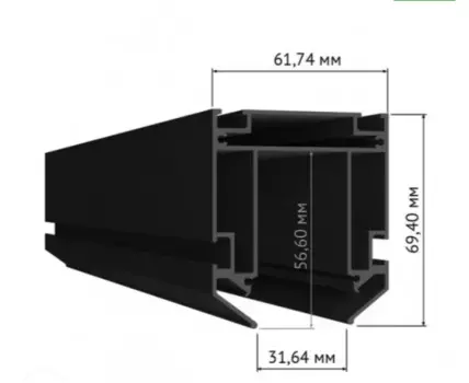 Профиль для монтажа SKYLINE 220 в натяжной ПВХ потолок SKYLINE 220