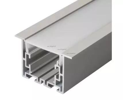 Профиль с экраном S2-LINIA55-F-2500 ANOD+OPAL