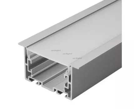 Профиль с экраном S2-LINIA69-F-2500 ANOD+OPAL