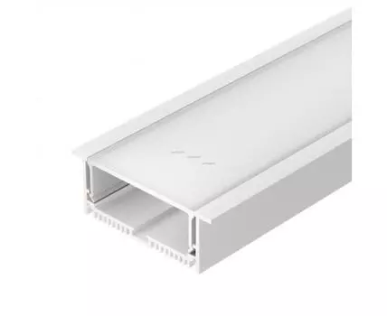 Профиль с экраном SL-LINIA88-F-2500 WHITE+OPAL