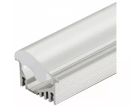 Профиль встраиваемый Arlight ALU-ASYMETRIC-2000 ANOD+FROST LENS 019270