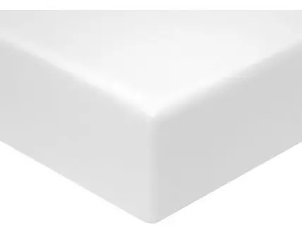 Простыня Моноспейс белый на резинке (На резинке, Белый)