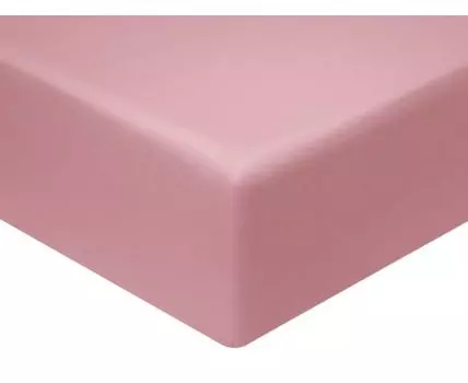 Простыня Моноспейс бузина на резинке (На резинке, Розовый)