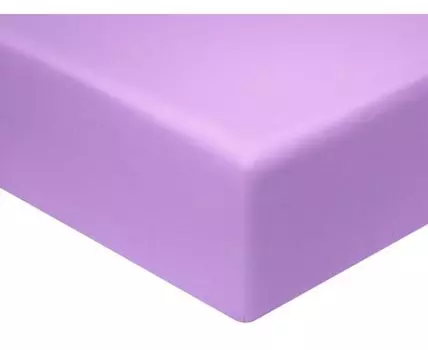 Простыня Моноспейс фиолетовая (Без резинки, Фиолетовый)