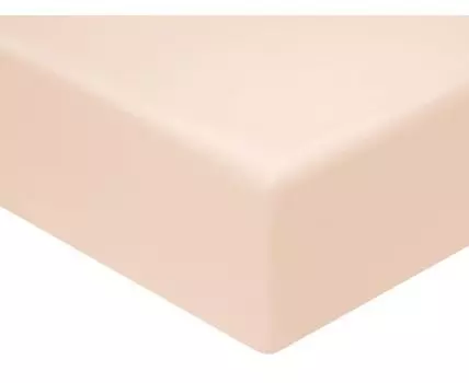 Простыня Моноспейс пудровая (Без резинки, Розовый)