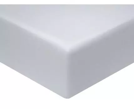 Простыня Моноспейс серый на резинке (На резинке, Серый)