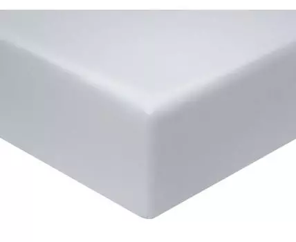 Простыня Моноспейс серый на резинке (На резинке, Серый)