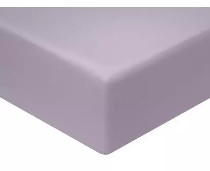 Простыня Моноспейс сиреневый на резинке (На резинке, Фиолетовый)