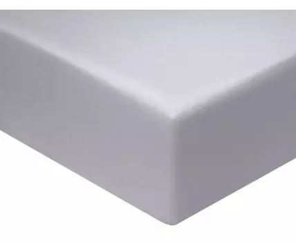 Простыня Моноспейс темно-серая (Без резинки, Серый)