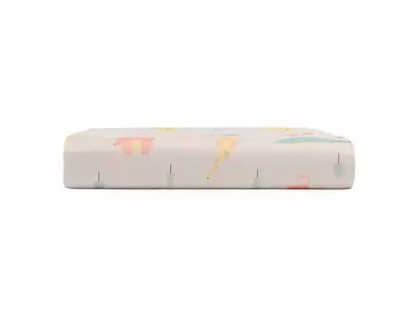 Простыня на резинке из сатина с принтом Animalia world