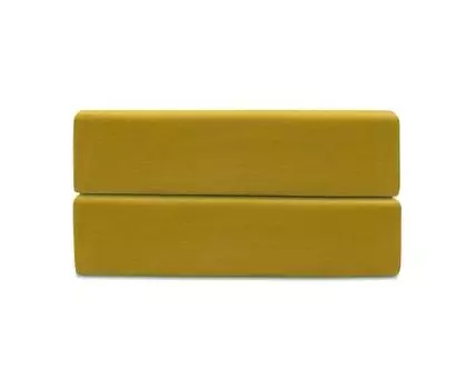 Простыня на резинке оливкового цвета Essential (Зеленый, 180)